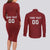 Custom Georgia Rugby Couples Matching Long Sleeve Bodycon Dress and Long Sleeve Button Shirt The Lelos Go Champions