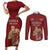 Custom Georgia Rugby Couples Matching Short Sleeve Bodycon Dress and Long Sleeve Button Shirt The Lelos Go Champions