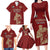 Custom Georgia Rugby Family Matching Long Sleeve Bodycon Dress and Hawaiian Shirt The Lelos Go Champions