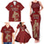 Custom Georgia Rugby Family Matching Tank Maxi Dress and Hawaiian Shirt The Lelos Go Champions