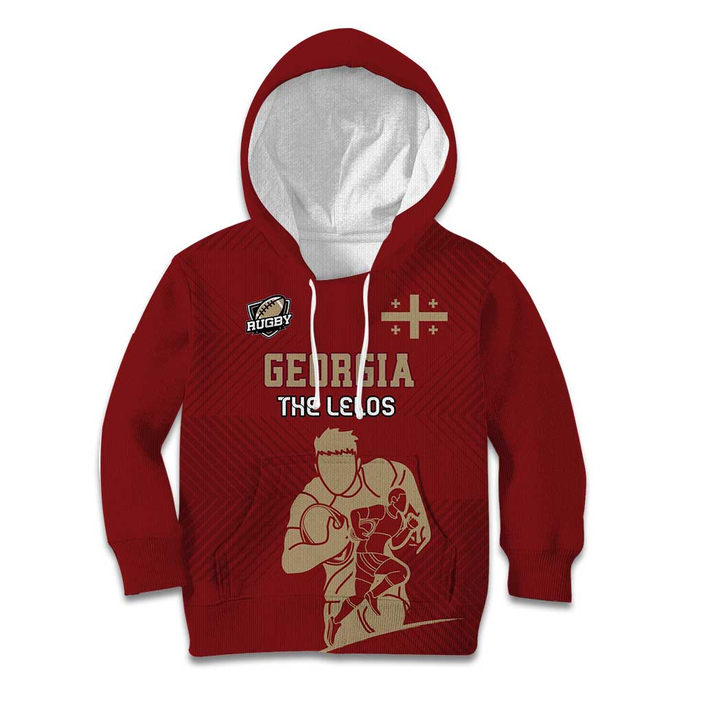 Custom Georgia Rugby Kid Hoodie The Lelos Go Champions