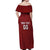 Custom Georgia Rugby Off Shoulder Maxi Dress The Lelos Go Champions - Wonder Print Shop