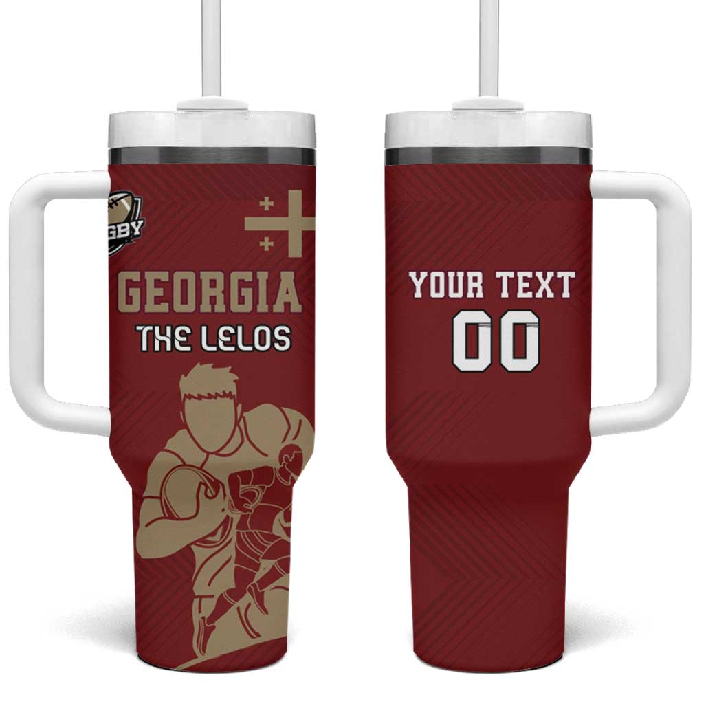 Custom Georgia Rugby Tumbler With Handle The Lelos Go Champions