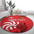 Personalized Georgia Round Carpet Lion Borjgali - Wonder Print Shop