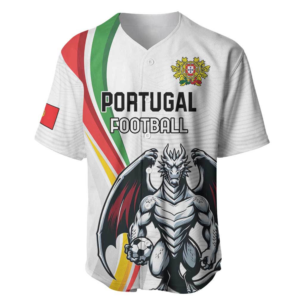 Custom Portugal Football Baseball Jersey A Selecao das Quinas Dragon Mascot