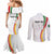 Custom Portugal Football Couples Matching Mermaid Dress and Long Sleeve Button Shirt A Selecao das Quinas Dragon Mascot