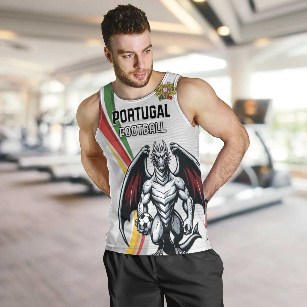 Custom Portugal Football Men Tank Top A Selecao das Quinas Dragon Mascot