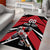 Custom Canada Hockey Area Rug Black Bear Playing Ice Hockey