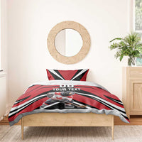 Custom Canada Hockey Bedding Set Black Bear Playing Ice Hockey