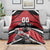 Custom Canada Hockey Blanket Black Bear Playing Ice Hockey