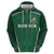 Custom Northern Ireland Football Zip Hoodie Norn Iron Go Champions