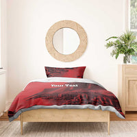 Personalized Northern Ireland Bedding Set Giant’s Causeway Retro Style