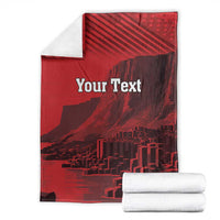 Personalized Northern Ireland Blanket Giant’s Causeway Retro Style