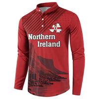 Personalized Northern Ireland Button Sweatshirt Giant’s Causeway Retro Style