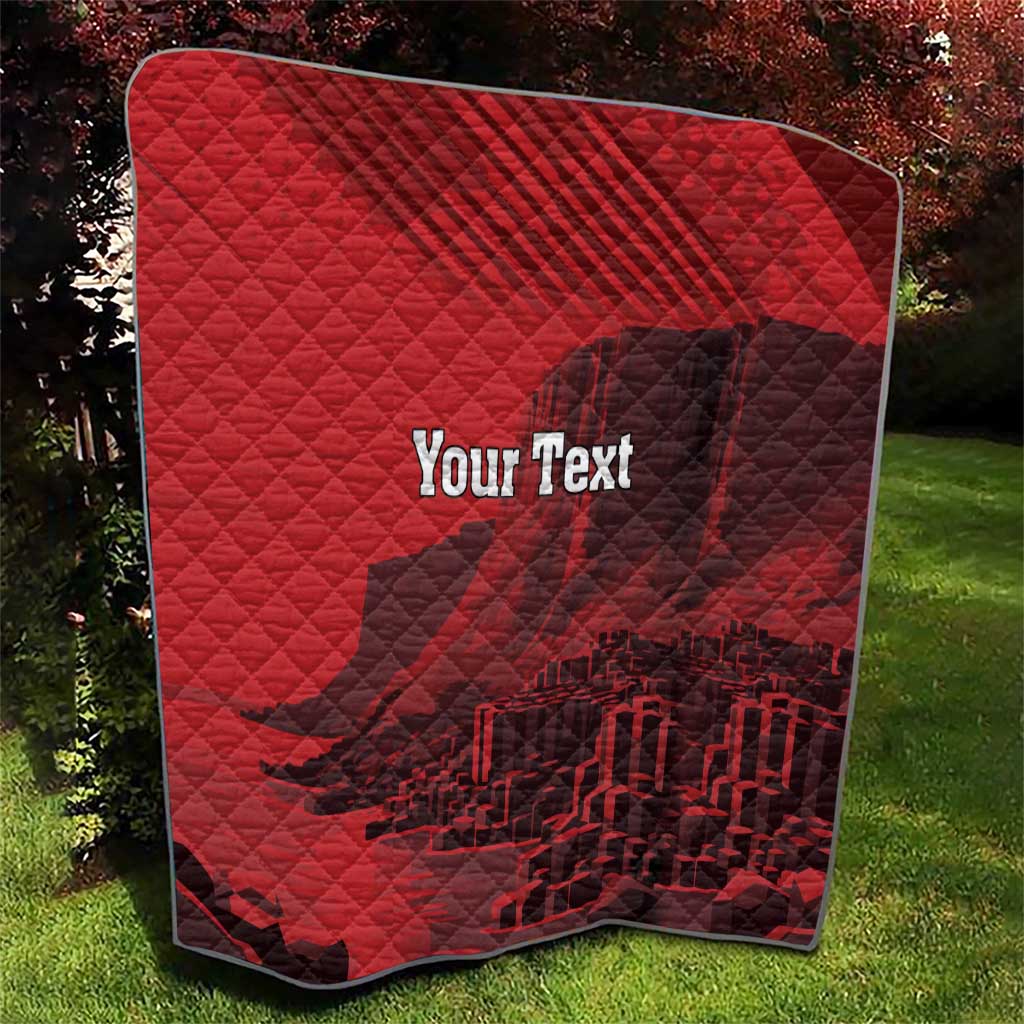 Personalized Northern Ireland Quilt Giant’s Causeway Retro Style
