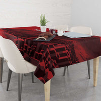 Personalized Northern Ireland Tablecloth Giant’s Causeway Retro Style
