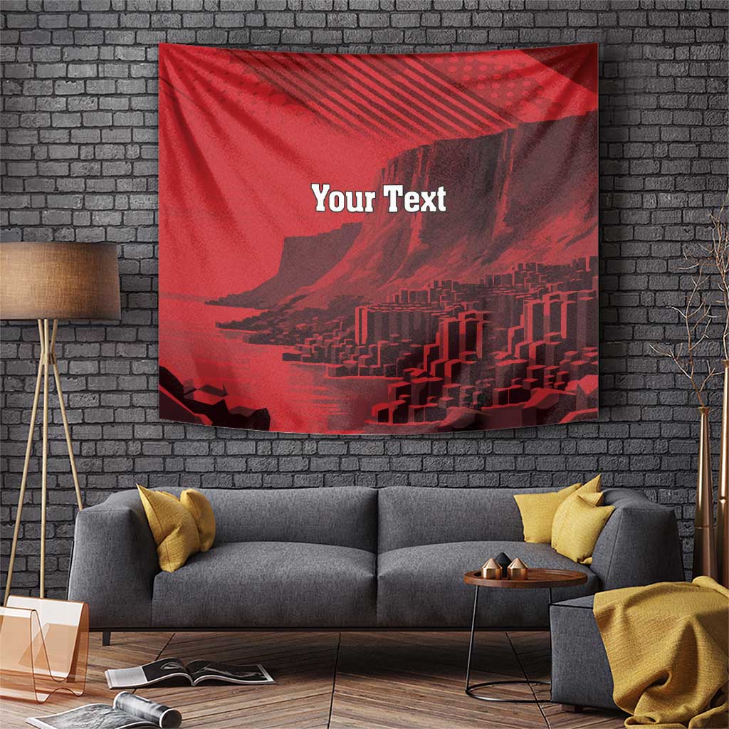 Personalized Northern Ireland Tapestry Giant’s Causeway Retro Style