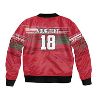 Hungary Basketball Custom Bomber Jacket Come On Magyars Grunge Style - Wonder Print Shop