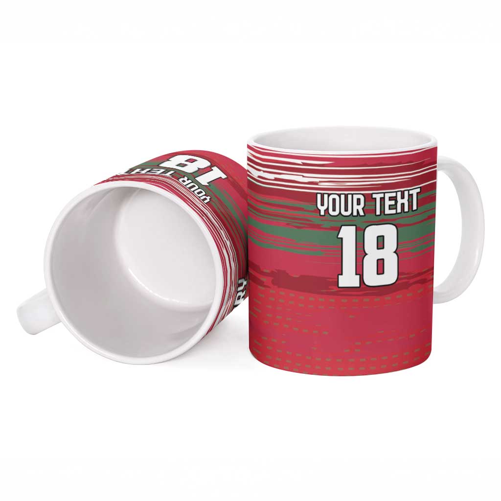 Hungary Basketball Custom Ceramic Mug Come On Magyars Grunge Style - Wonder Print Shop