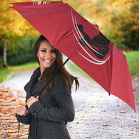 Hungary Basketball Custom Umbrella Come On Magyars Grunge Style - Wonder Print Shop