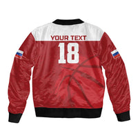 Russia Basketball Custom Bomber Jacket Go Champion - Wonder Print Shop