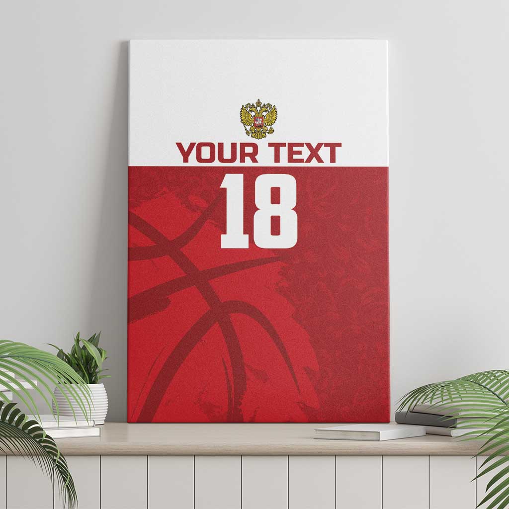 Russia Basketball Custom Canvas Wall Art Go Champion - Wonder Print Shop