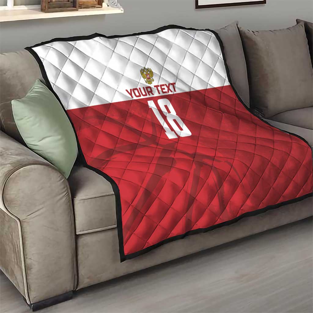 Russia Basketball Custom Quilt Go Champion - Wonder Print Shop