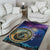 Czech Republic Astronomical Clock Area Rug Zodiac Signs In Space - Wonder Print Shop