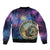 Czech Republic Astronomical Clock Bomber Jacket Zodiac Signs In Space - Wonder Print Shop