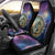 Czech Republic Astronomical Clock Car Seat Cover Zodiac Signs In Space - Wonder Print Shop