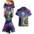 Czech Republic Astronomical Clock Couples Matching Mermaid Dress and Hawaiian Shirt Zodiac Signs In Space - Wonder Print Shop