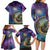 Czech Republic Astronomical Clock Family Matching Long Sleeve Bodycon Dress and Hawaiian Shirt Zodiac Signs In Space - Wonder Print Shop