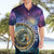 Czech Republic Astronomical Clock Hawaiian Shirt Zodiac Signs In Space - Wonder Print Shop