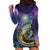 Czech Republic Astronomical Clock Hoodie Dress Zodiac Signs In Space - Wonder Print Shop