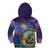 Czech Republic Astronomical Clock Kid Hoodie Zodiac Signs In Space - Wonder Print Shop