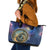 Czech Republic Astronomical Clock Leather Tote Bag Zodiac Signs In Space - Wonder Print Shop