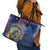 Czech Republic Astronomical Clock Leather Tote Bag Zodiac Signs In Space - Wonder Print Shop