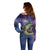 Czech Republic Astronomical Clock Off Shoulder Sweater Zodiac Signs In Space