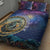 Czech Republic Astronomical Clock Quilt Bed Set Zodiac Signs In Space - Wonder Print Shop