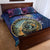 Czech Republic Astronomical Clock Quilt Bed Set Zodiac Signs In Space - Wonder Print Shop