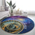 Czech Republic Astronomical Clock Round Carpet Zodiac Signs In Space