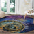 Czech Republic Astronomical Clock Round Carpet Zodiac Signs In Space