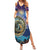 Czech Republic Astronomical Clock Summer Maxi Dress Zodiac Signs In Space - Wonder Print Shop