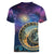 Czech Republic Astronomical Clock Women V-Neck T-Shirt Zodiac Signs In Space - Wonder Print Shop