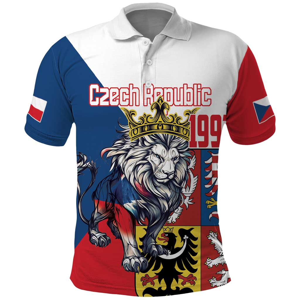 Personalized Czech Republic Restoration Day Polo Shirt Double-Tailed Lion Truth Prevails - Wonder Print Shop