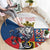 Personalized Czech Republic Restoration Day Round Carpet Double-Tailed Lion Truth Prevails