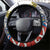 Czech Republic Restoration Day Steering Wheel Cover Double-Tailed Lion Truth Prevails - Wonder Print Shop