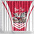 Personalized Poland White-Tailed Eagle Shower Curtain Poznan City Flag Style