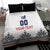 Custom Romania Rugby Bedding Set White Version Retro Style