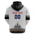 Custom Romania Rugby Hoodie White Version Retro Style